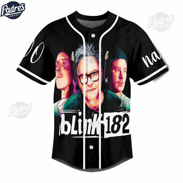 Blink 182 One More Time Tour Custom Baseball Jersey 2