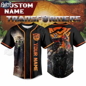 Custom Autobot Transformers Baseball Jersey