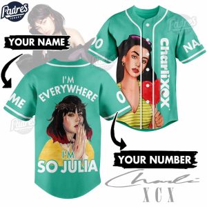 Custom Charli XCX Baseball Jersey Style 1