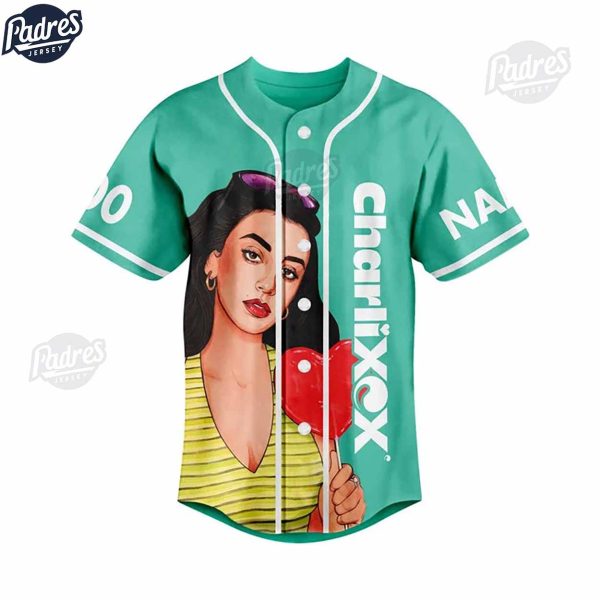 Custom Charli XCX Baseball Jersey Style 2