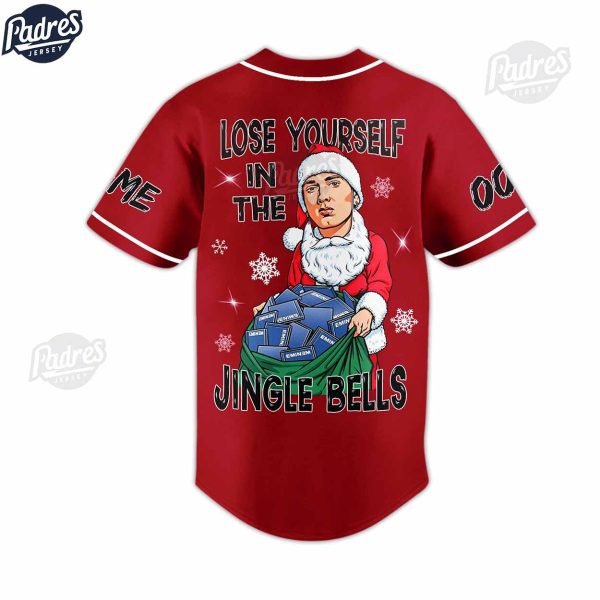 Custom Christmas Eminem Baseball Jersey Style 2