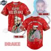 Custom Christmas Happy Holi Drake Baseball Jersey 1