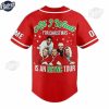 Custom Christmas NSYNC Tour Baseball Jersey 3