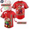 Custom Christmas Super Mario Baseball Jersey Style 1