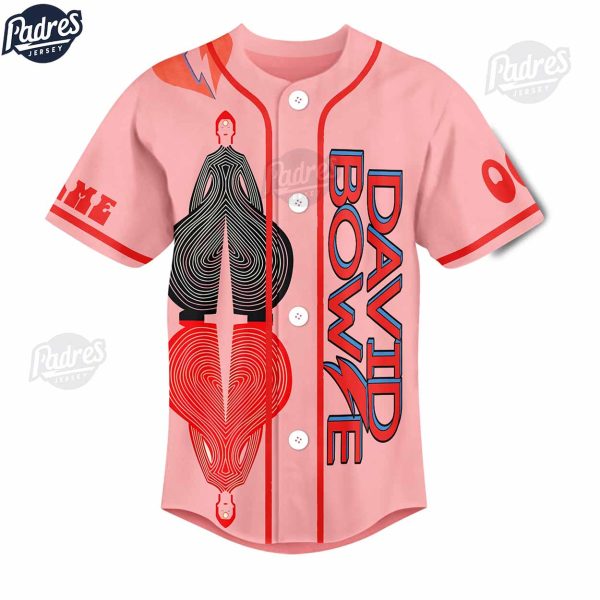 Custom David Bowie Valentines Baseball Jersey 3