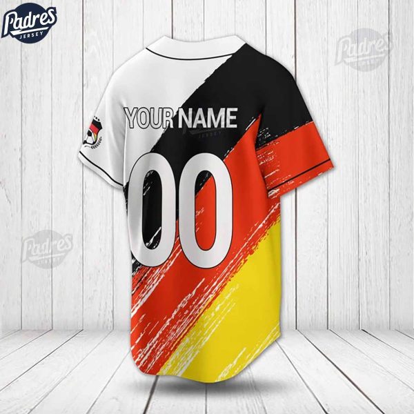 Custom Germany Baseball Jersey Shirt 2