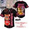 Custom Happy Valentine Five Nights At Freddy Baseball Jersey 1