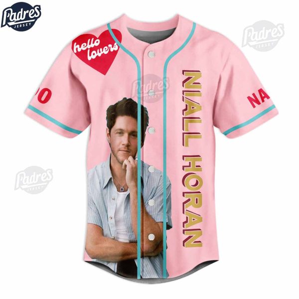 Custom Happy Valentine Niall Horan Baseball Jersey 3