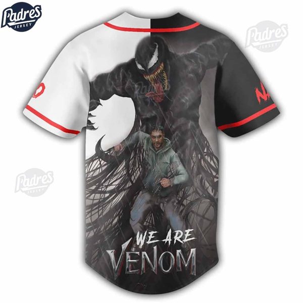 Custom Marvel Venom Baseball Jersey Style 2