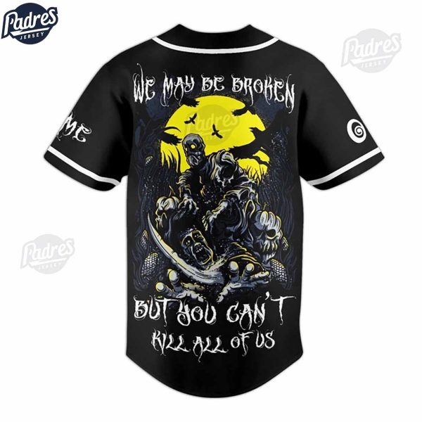 Custom Motionless In White Rock Band Music Baseball Jersey Style 3