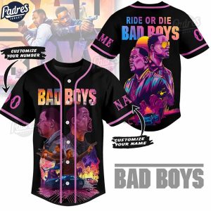 Custom Movie Bad Boys Ride Or Die Baseball Jersey 1