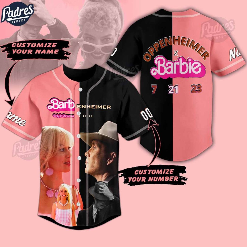 Custom Movie Barbie Baseball Jersey Style