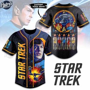 Custom Movie Star Trek Baseball Jersey Gift 1