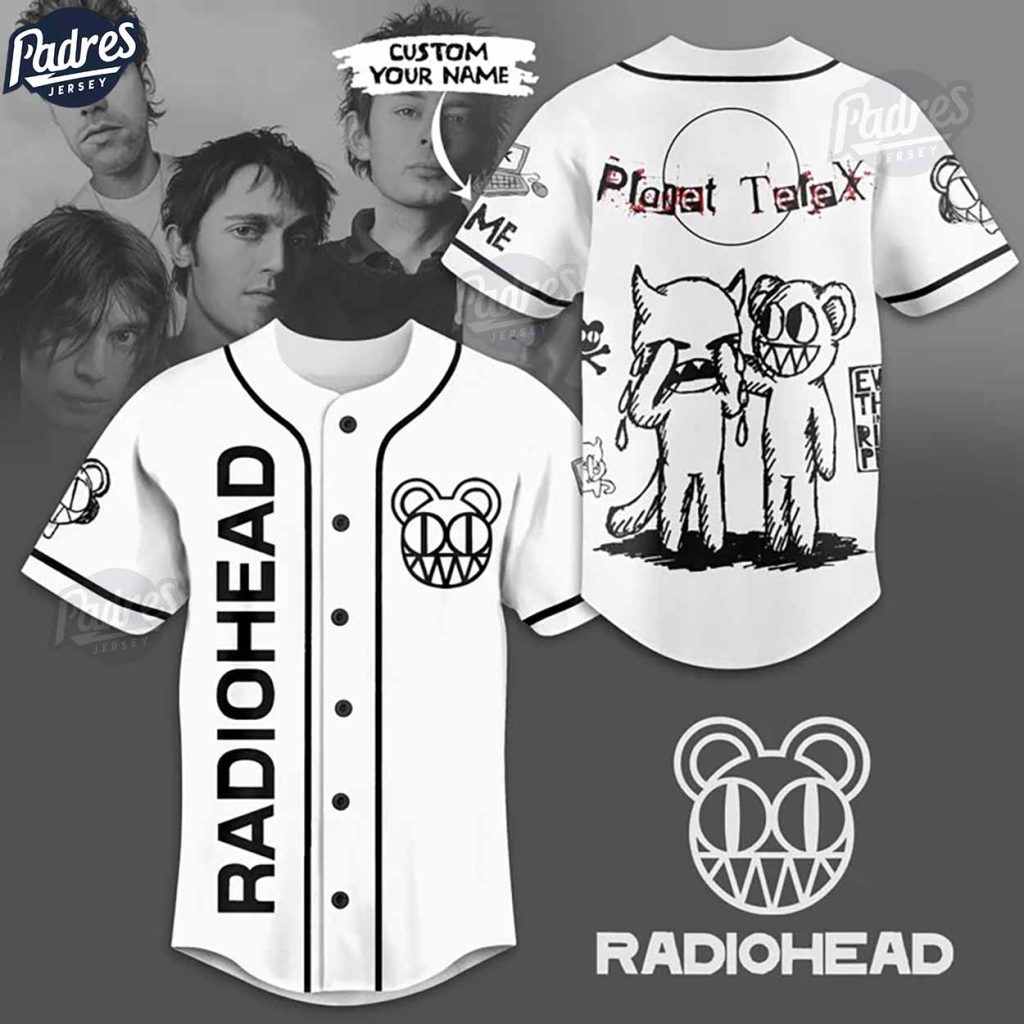 Custom Music Radiohead Planet Telex Baseball Jersey Style