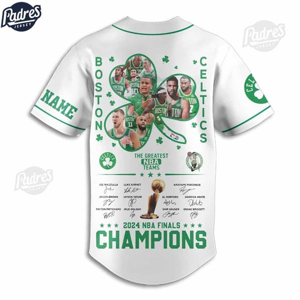 Custom Name Boston Celtics Championship 2024 Crocs Style 2