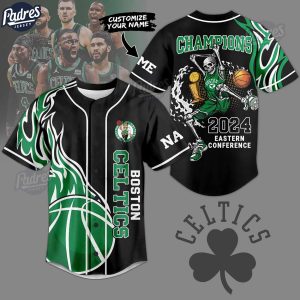 Custom Nba Boston Celtics Champions 2024 Baseball Jersey Gift 1