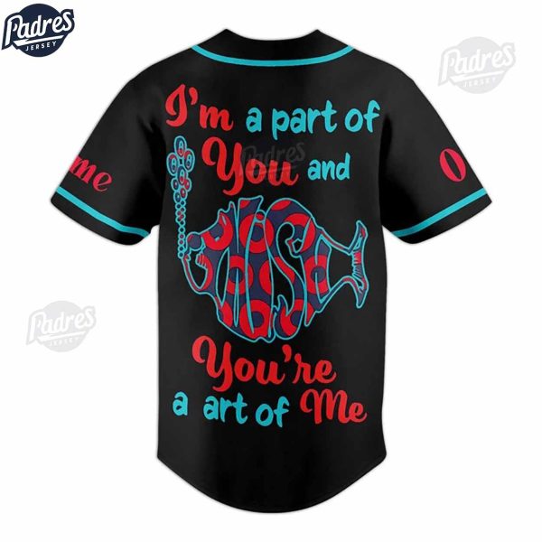 Custom Phish Baseball Jersey Gifts 3