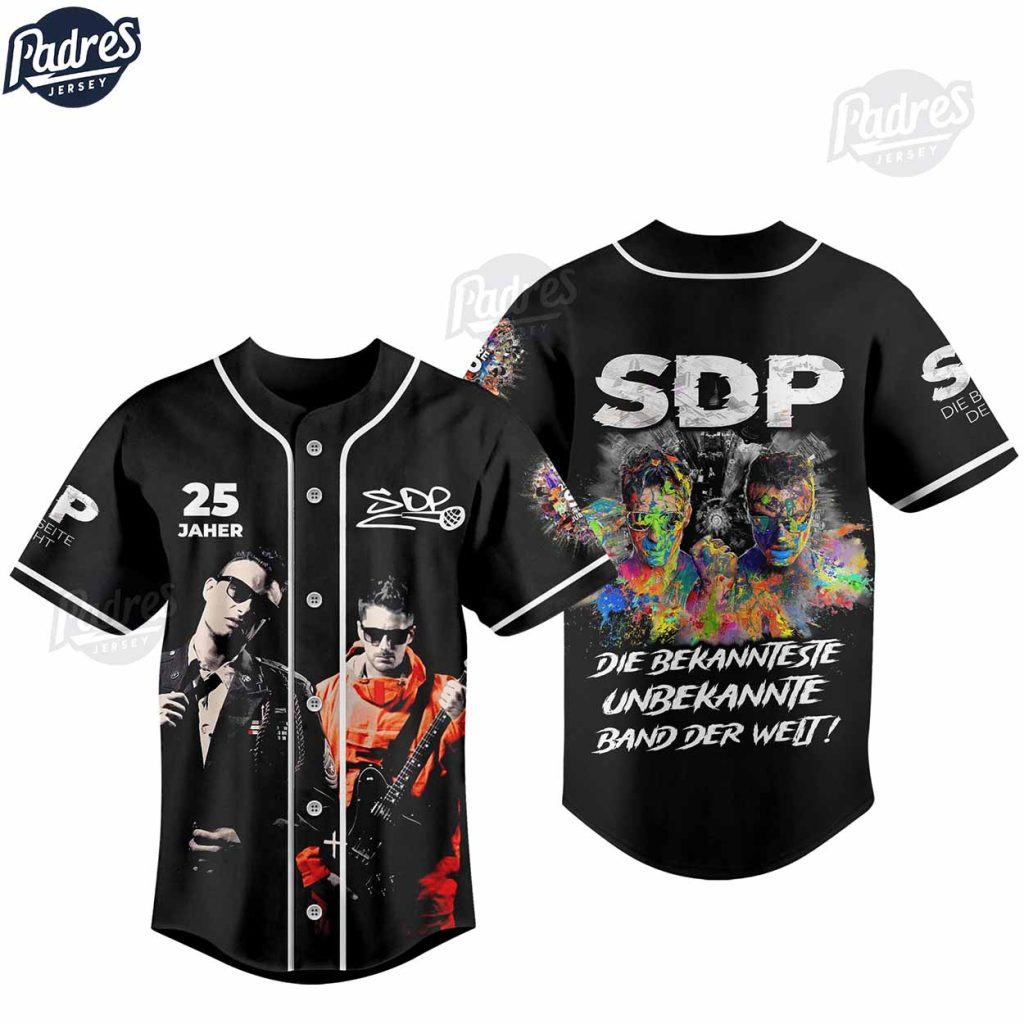 Custom SDP Band Baseball Jersey Style