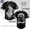Custom Sleep Token Black Baseball Jersey Shirt 1