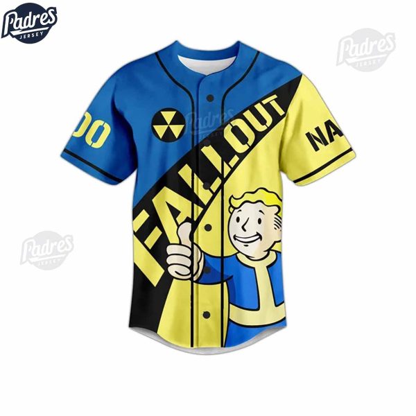 Custom Surface Never Fallout Vault Forever Baseball Jersey Style 2
