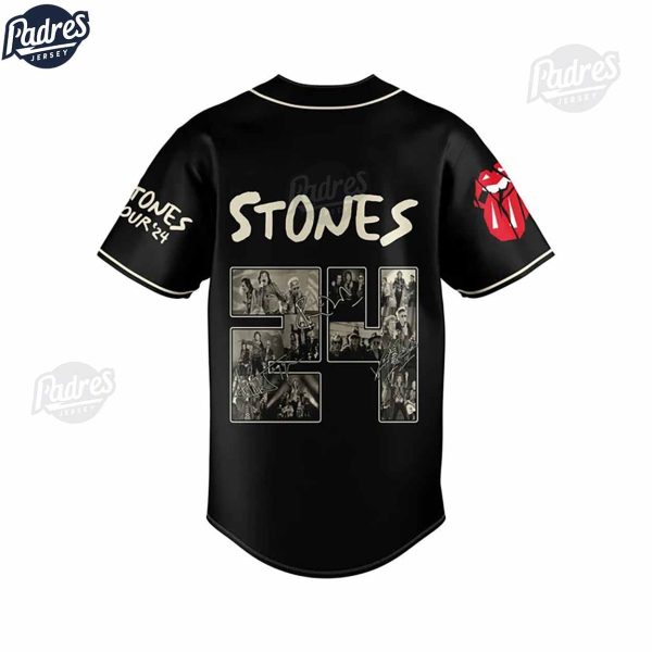 Custom The Rolling Stones Hackney Diamonds Baseball Jersey 2