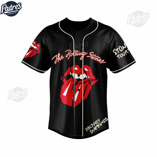 Custom The Rolling Stones Hackney Diamonds Baseball Jersey 3