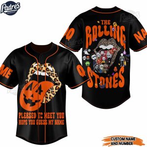 Custom The Rolling Stones Halloween Baseball Jersey Style 1