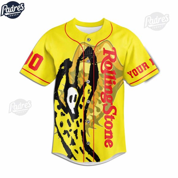 Custom The Rolling Stones Voodoo Lounge Tour Baseball Jersey Style 2