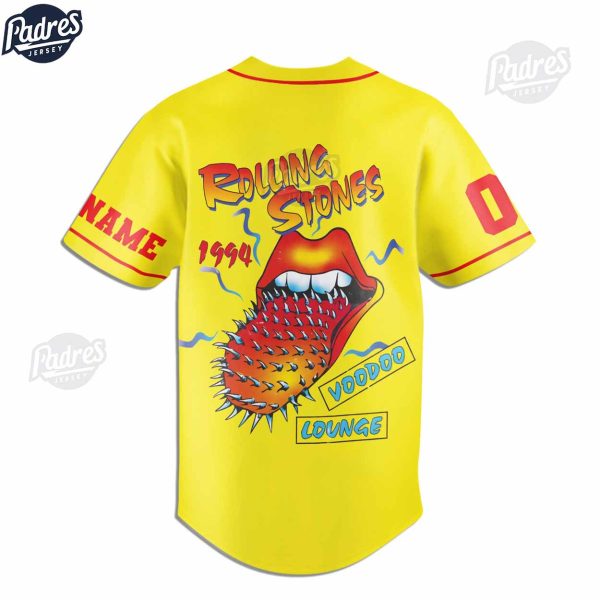 Custom The Rolling Stones Voodoo Lounge Tour Baseball Jersey Style 3