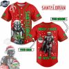 Custom The Santalorian Merry Force Be With You Christmas Baseball Jersey 1