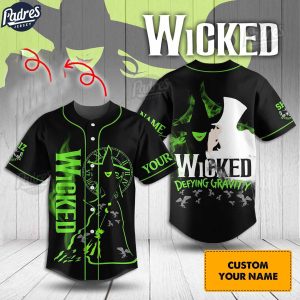 Custom Wicked Deluxe Defying Gravity Baseball Jersey 1