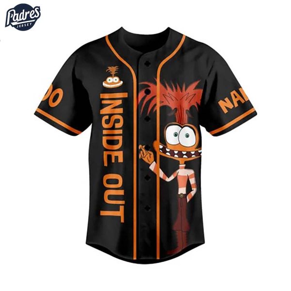 Disney Inside Out 2 Custom Baseball Jersey Style 2