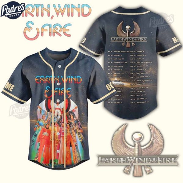 Earth Wind & Fire Albums Custom Baseball Jersey