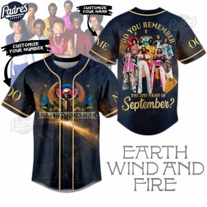 Earth Wind & Fire Do You Remember The 21st Night Of September Custom Baseball Jersey