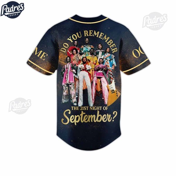 Earth Wind Fire Do You Remember The 21st Night Of September Custom Baseball Jersey 2