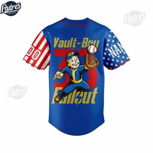 Fallout Vault-Tec MLB Custom Baseball Jersey Style