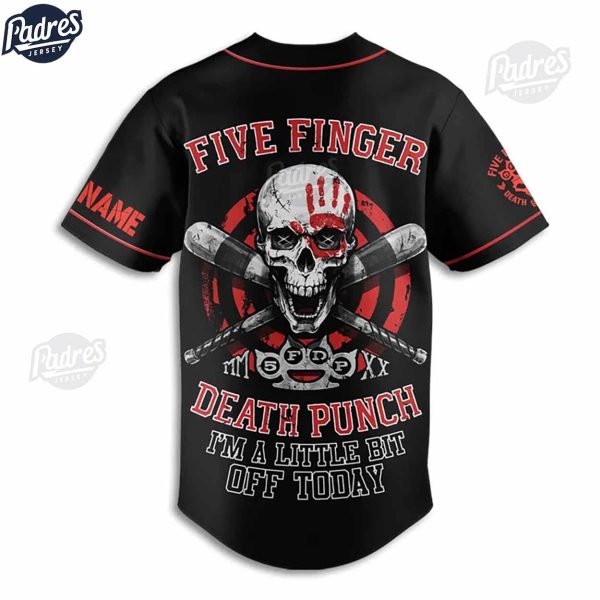 Five Finger Death Punch 5fdp Custom Baseball Jersey Style 2