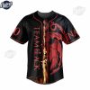Game Of Thrones Team Black Fire And Blood Custom Baseball Jersey 2
