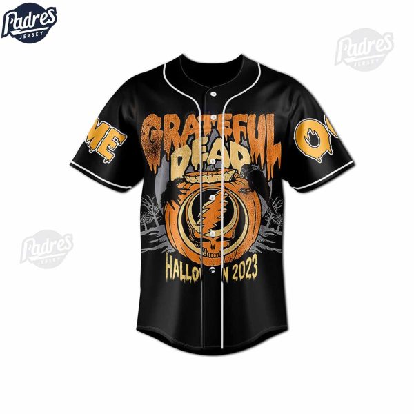 Grateful Dead Halloween 2023 Custom Baseball Jersey 2