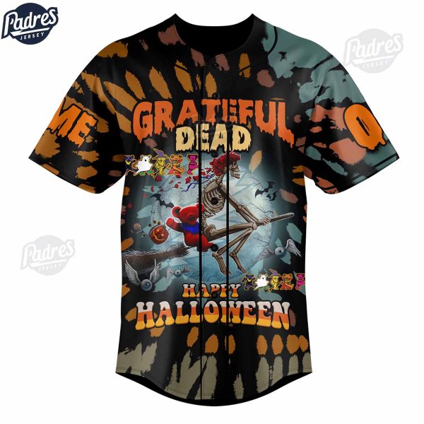 Grateful Dead Happy Halloween Custom Baseball Jersey 2
