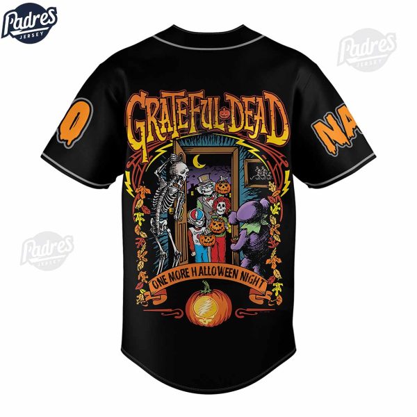 Grateful Dead One More Halloween Night Custom Baseball Jersey 2