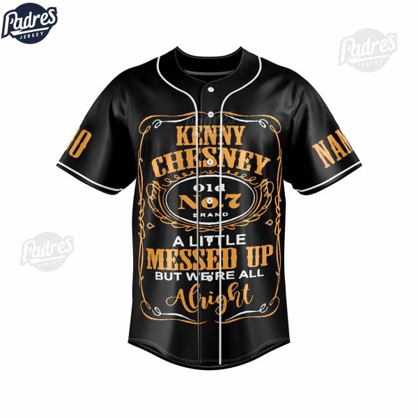 I Was Supposed To Marry Kenny Chesney Custom Baseball Jersey Style 3