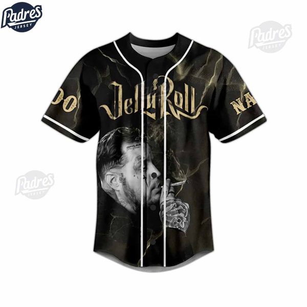 Jelly Roll I Am Not Okay Custom Baseball Jersey Shirt 3