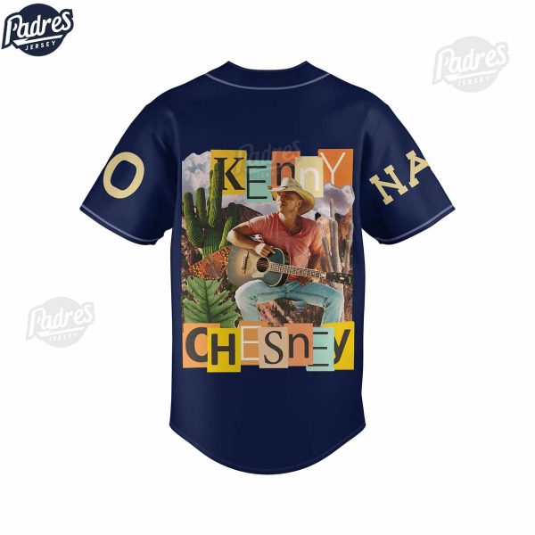 Kenny Chesney Live A Little Vacation Custom Baseball Jersey 2