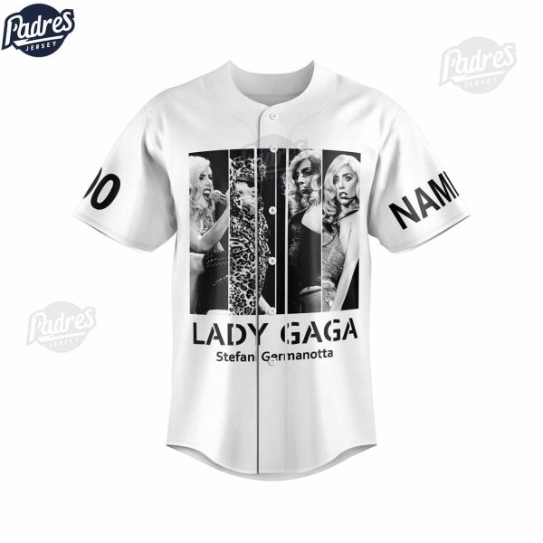 Lady Gaga Born This Way Custom Baseball Jersey 3