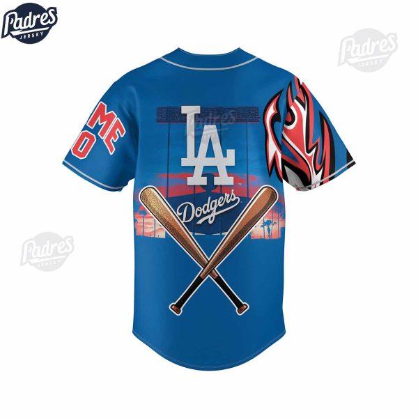 Los Angeles Dodgers Baseball Custom Baseball Jersey Style 2