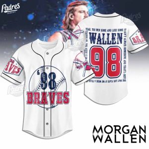 Morgan Wallen 98 Braves Baseball Jersey 1