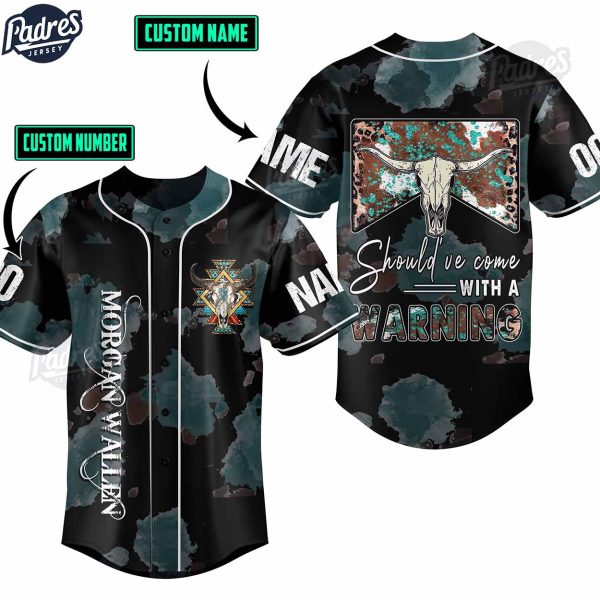 Morgan Wallen Should’ve Come With A Warning Custom Baseball Jersey Style