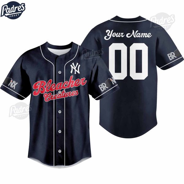 New York Yankees Bleacher Creatures Custom Baseball Jersey 1