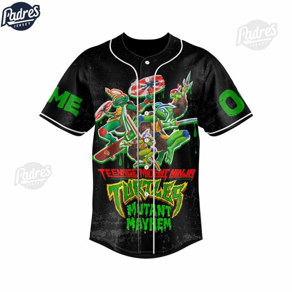 TMNT MUTANT MayHem Ninja Turtles Custom Baseball Jersey 3
